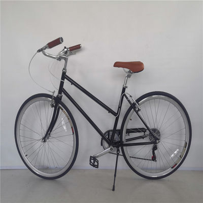 Vorder- und Hinterrad V Bremse 7 Geschwindigkeit 26 Zoll Fahrrad kundenspezifisch erwachsenen Frauen City Cruiser Bike mit hartem Rahmen
