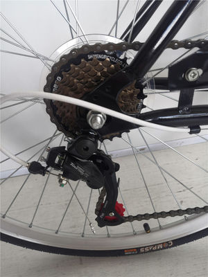 Vorder- und Hinterrad V Bremse 7 Geschwindigkeit 26 Zoll Fahrrad kundenspezifisch erwachsenen Frauen City Cruiser Bike mit hartem Rahmen