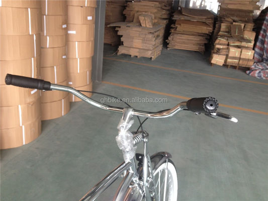1.8m Länge 160kg Ladekapazität 26 Zoll Chrom Einzelgeschwindigkeit Männer Beach Cruiser Fahrrad