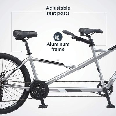 Doppelperson Tandem Fahrrad 26&quot; 21s Gang 1 Geschwindigkeit 120kg Ladekapazität Beliebte Wahl