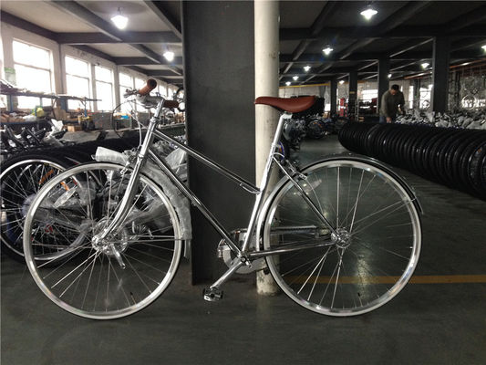 Anpassen Vintage Lady Fahrrad Retro Frauen Fahrrad Chrome Fahrräder mit 3 Geschwindigkeitsgetrieben