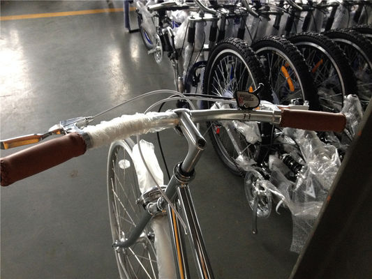 Anpassen Vintage Lady Fahrrad Retro Frauen Fahrrad Chrome Fahrräder mit 3 Geschwindigkeitsgetrieben