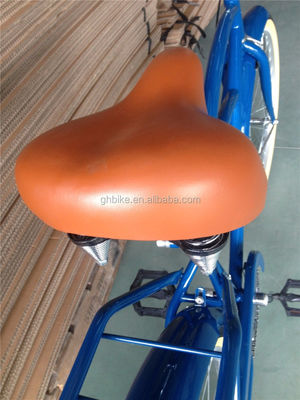 26 Zoll Männer Beach Cruiser Bike mit Hinterträger und Single Speed Hard Frame Stahl