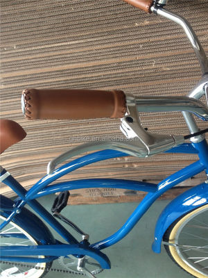 26 Zoll Männer Beach Cruiser Bike mit Hinterträger und Single Speed Hard Frame Stahl