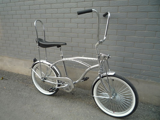 20 Zoll CE-zertifizierte Chromfarbe Lowrider Beach Cruiser Bike mit Bananensattel