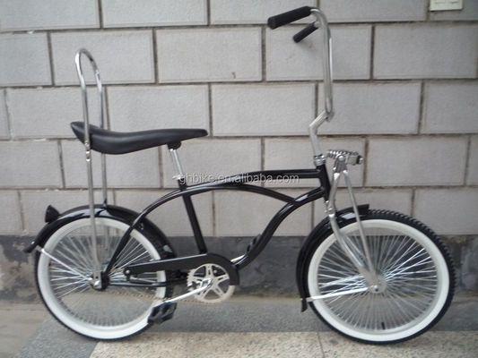 20 Zoll CE-zertifizierte Chromfarbe Lowrider Beach Cruiser Bike mit Bananensattel