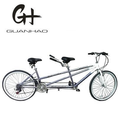 Doppel-V-Bremse 26&quot; 18 Drehzahl Hi-Carton Stahlrahmen CE Onsale Rabatt Tandem Zwei-Sitzer Zwei-Person-Fahrrad