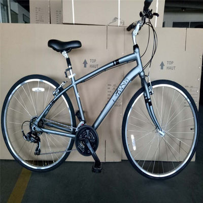 21 Geschwindigkeiten Urban Fitness Bike Double V Brake Comfort Hybrid Bike ohne Gabel Aufhängung