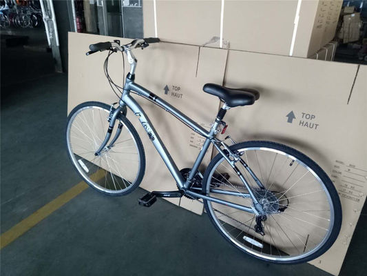 21 Geschwindigkeiten Urban Fitness Bike Double V Brake Comfort Hybrid Bike ohne Gabel Aufhängung