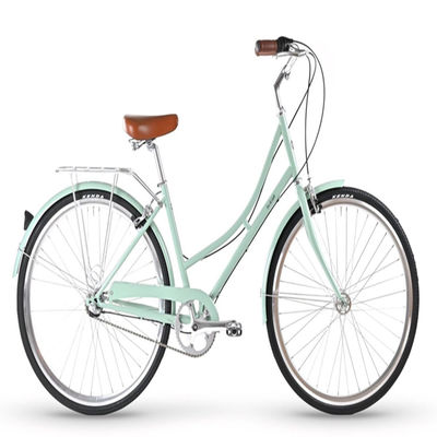 Doppel-V-Bremse 6-7-Geschwindigkeit Vintage Retro Erwachsene Damen Komfort City Cruiser Frauenfahrräder mit Vorderkorb