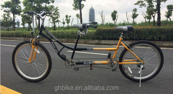 26 Zoll Tandem Bike Fahrrad Beach Cruiser Stil Zweisitzer Bike mit Glanz Gewicht 25kg