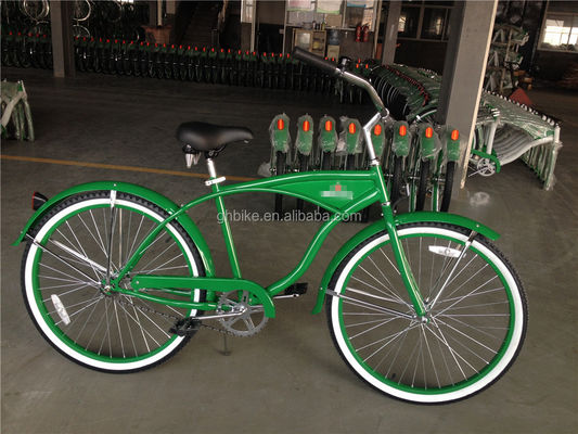 26&quot; Single Speed Stahlrahmen Fußbremse Beach Cruiser Fahrrad für Erwachsene Männer Promotion