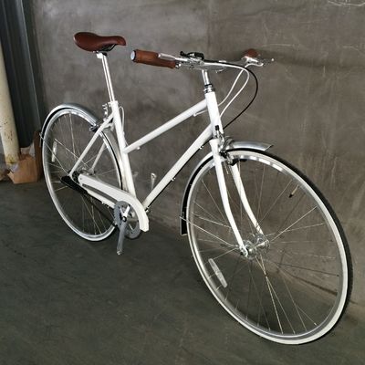 Vintage CR-MO Stahl 4130 Lady Frauen Mädchen Inner 3 Geschwindigkeiten City Bike für den europäischen Markt