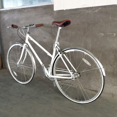 Vintage CR-MO Stahl 4130 Lady Frauen Mädchen Inner 3 Geschwindigkeiten City Bike für den europäischen Markt
