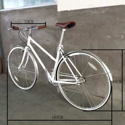 Vintage CR-MO Stahl 4130 Lady Frauen Mädchen Inner 3 Geschwindigkeiten City Bike für den europäischen Markt