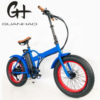 20&quot; 4.0 Snow Big Fat Reifen Klappfahrrad mit 500W Motor und 14AH Lithiumbatterie