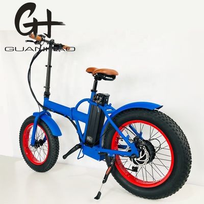 20&quot; 4.0 Snow Big Fat Reifen Klappfahrrad mit 500W Motor und 14AH Lithiumbatterie