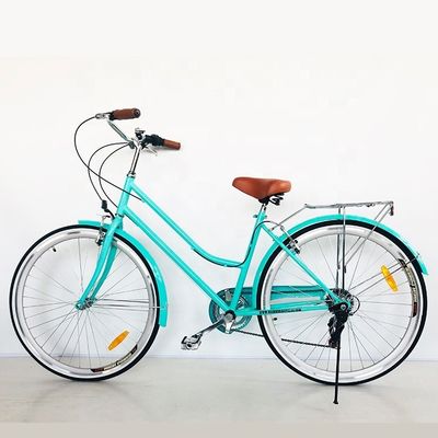 CPSC Farbenfrohe 700C CE High-Steel Lady City-Fahrrad mit Aluminiumlegierung Felge und 7 Geschwindigkeiten