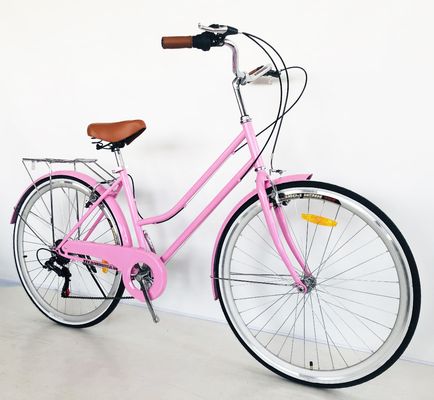 CPSC Farbenfrohe 700C CE High-Steel Lady City-Fahrrad mit Aluminiumlegierung Felge und 7 Geschwindigkeiten