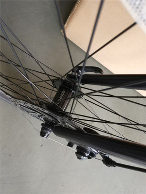 Shimano Gear Festrahmen Scheibenbremse OEM Chromoly 4130 Rahmen Männer Erwachsene Hybrid City Cruiser Fahrrad Straßenrad