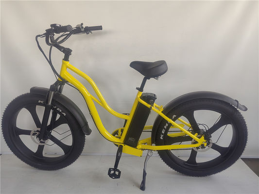 26 Zoll Fat 4.0 Reifen 48V 750W 45KM/h 21AH Elektro Beach Cruiser Bike mit LCD-Display