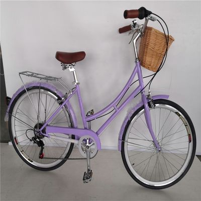 KMC Kette 26 Zoll Europa OEM CE Shimano 7 Geschwindigkeiten Frauen Lady City Bike 1,8m Länge
