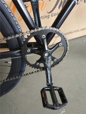 13 kg 28 &quot;Radgröße Chromoly Fahrradrahmen 4130 City Cruiser Männer Fahrrad 7 Geschwindigkeit Stadtrad Hybrid 700c Fahrrad