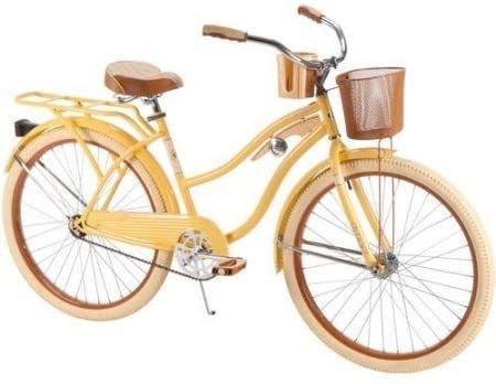 Normaler Pedal 26 &quot;Frauen-Cruiser-Fahrrad mit Aluminiumfelge und Banane-gelbe Farbe