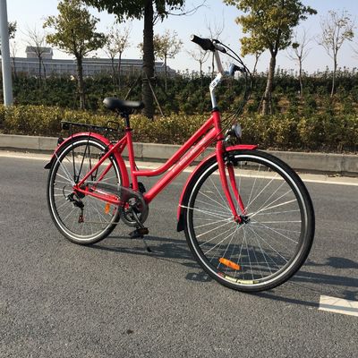 Straße 28 Zoll Ofo 7 Geschwindigkeiten Retro Damen Frauen Mädchen CE Dutch Style Weißes City Bike