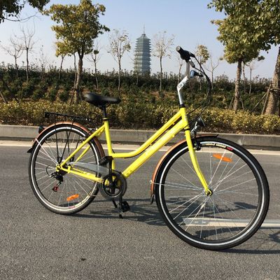 Straße 28 Zoll Ofo 7 Geschwindigkeiten Retro Damen Frauen Mädchen CE Dutch Style Weißes City Bike