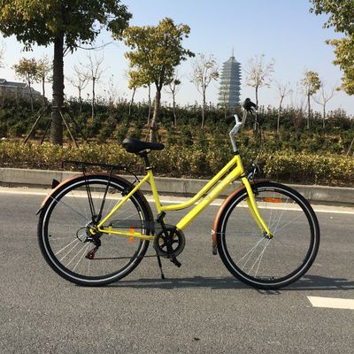 Straße 28 Zoll Ofo 7 Geschwindigkeiten Retro Damen Frauen Mädchen CE Dutch Style Weißes City Bike