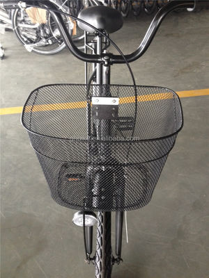 Erschwingliche schwarze Farbe Einzelgeschwindigkeit 26 Zoll 28 Zoll Damen City Bike mit Stahlrahmen