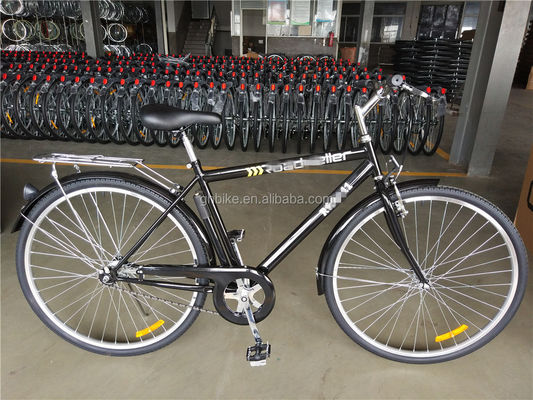 Erwachsenen-Hybrid-Fahrrad 700C 6 Speed Lady City Cruiser Fahrrad mit Bruttogewicht 17 kg