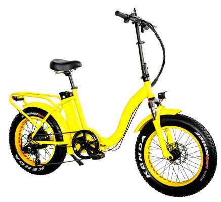 48V 21AH Lithiumbatterie 1000W 50KM/H UL2849 Frauen Dame kundenspezifisches Elektro-Fett-Schnee-Reifen Klappfahrrad