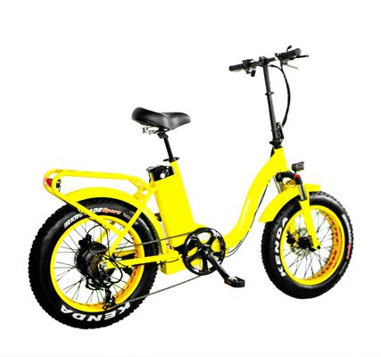 48V 21AH Lithiumbatterie 1000W 50KM/H UL2849 Frauen Dame kundenspezifisches Elektro-Fett-Schnee-Reifen Klappfahrrad