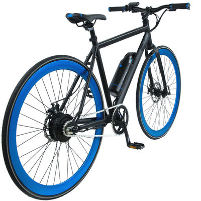 Aluminiumrahmen 700C Einzelgeschwindigkeit 500W 48V 10AH Lithiumbatterie Elektrofahrrad für die Stadt
