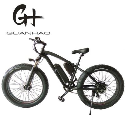 26&quot; 1000W 48V Lithiumbatterie 14AH Elektro-Fettreifen Mountainbike mit 7 Schnellgetrieben