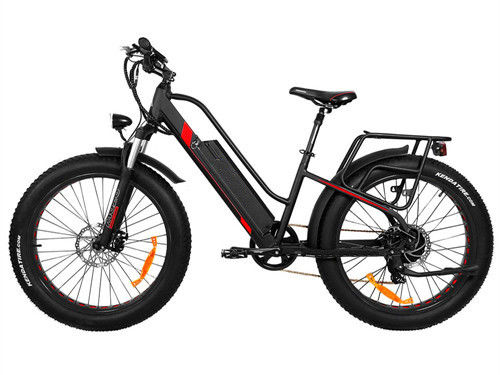 26 Zoll 1000W 48V 17AH Lithiumbatterie 7 Geschwindigkeiten Elektro Mountainbike für Erwachsene Männer