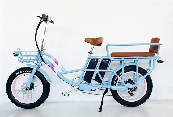 48 V elektrischer Dualmotor 1000 Watt Langstrecken-Fettreifen-Ladegerät E-Bike mit schneller Ladung