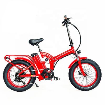 Reifenbreite 20*4&quot; 48V 21ah Lithiumbatterie 1000W Elektro-Fullsuspension Klapprad