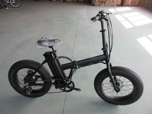 Aluminium-Legierungsrahmen 26 Zoll 7-Geschwindigkeits-Fettreifen Elektro-Kreuzfahrrad mit Lithiumbatterie