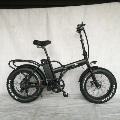 20 Zoll 48V 500W 750W 1000W elektrisches Klapprad mit Fettreifen Maximalgeschwindigkeit 30-50Km/h