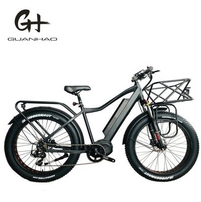26x4.0 Zoll Mountain Electric Fat Tire Bike mit 1000W Diver Motor und Frontträger