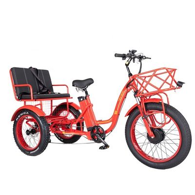 50-70 km Fahrleistung 48V 1000W 50KM/h 3 Räder Elektro-Dreirad für Passagiere und Fracht