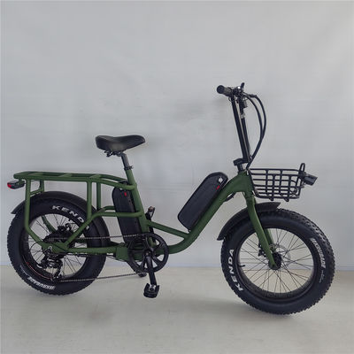 1000W 48V 34A Klapprahmen Elektrofahrrad mit 20 Zoll Fettreifen und hinteren Träger