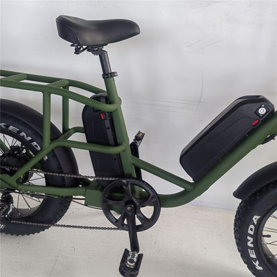 1000W 48V 34A Klapprahmen Elektrofahrrad mit 20 Zoll Fettreifen und hinteren Träger