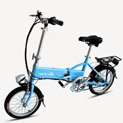 16&quot; Mini-Faltfahrrad mit 24V 250W Motor und 10AH Lithium-Batterie Getriebe Single Speed