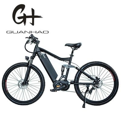 7 Geschwindigkeit 26 &quot;Aluminium elektrische Vollfederung Mountainbike mit 21AH Batteriekapazität