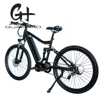 7 Geschwindigkeit 26 &quot;Aluminium elektrische Vollfederung Mountainbike mit 21AH Batteriekapazität