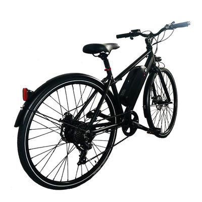 26 Zoll 7 Geschwindigkeiten OEM Aluminiumrahmen 500W 48V 45KM/H Frauen Stadt Mädchen Elektro-Hybrid-Fahrrad